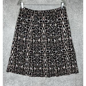 Vintage NY Collection Midi Skirt Womens Size XL Animal‎ Print Stretch Pull On